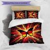 Belgium Football Printed Bedding 3 Piece Set Cozy Breathable Bed Cover Set As Housewarming Holiday Gift