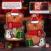 Festive Red Sock Candy Gift Bags: Christmas Self-Sealing Holiday Decoration
