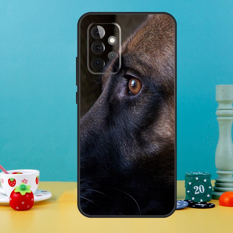 German Shepherd Dog Case For Samsung Galaxy A15 A16 A05 A26 A36 A56 A52 A53 A33 A13 A34 A54 A14 A35 A55 A22 A32