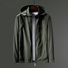 Chaqueta Nueva de Primavera y Otoño para Hombre Casual para Exterior de Secado Rápido Transpirable Impermeable con Capucha