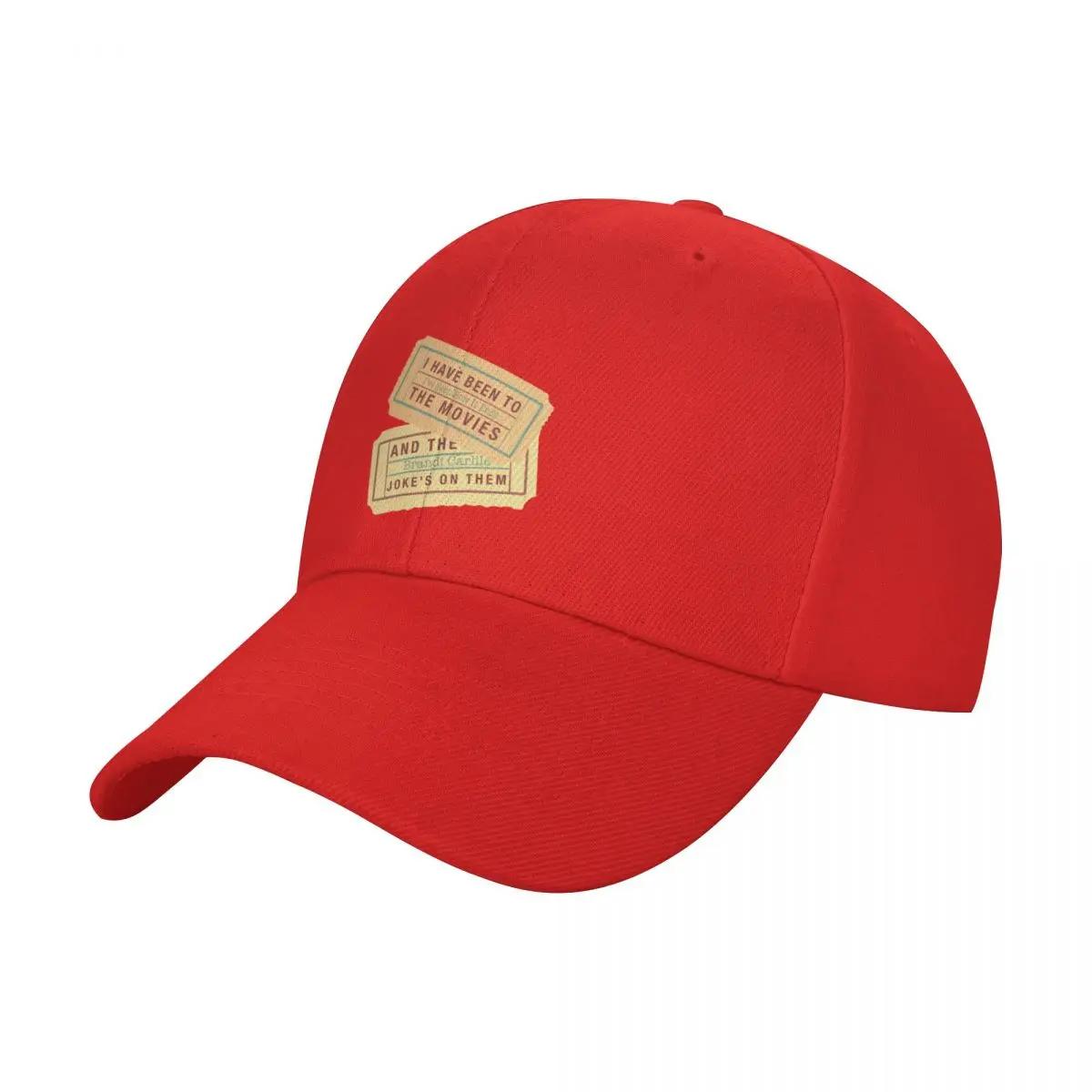 The Joke Brandi Carlile Movie Tickets Sticker Baseball Cap Hood sun hat Golf Hat Unisex Hat Unisex Luxury Sun Hats For Women Unisexs