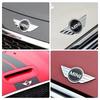 black Mini Emblem ABS Car Front Hood/Rear trunk Badge for BMW Mini cooper R56 R50 R58 R52 R53 R55 f56 f55 Decoration Stickers