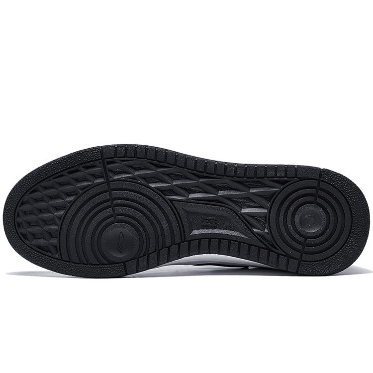 New LiNing Shiyi Low Top Skateboard Shoes Men's Black White AGCT341-2