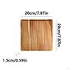 Acacia Wood Serving Plate Versatile Japanese Food Tray Smooth Square Wooden for Restaurant,