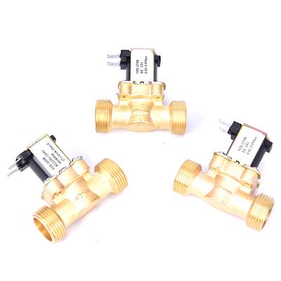 3/4 elektrisches Magnetventil, normalerweise geschlossen, Messing, Gleichstrom, 12 V, 24 V, Wechselstrom, 220 V