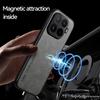KEYSION Luxury Retro PU Leather Phone Case for Xiaomi 17T Pro 5G Soft Silicone+PC Shockproof Phone Back Cover for Xiaomi 17T