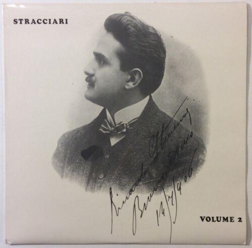 

LP Record RICCARDO STRACCIARI Riccardo Stracciari Volume Two GV522 Rubini Records UK Classical Used