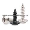 Nickel-Plated Silver/Black Umbrella Head TA3M3.5/4*5-6-8-10-12-14 Self-Tapping Pointed Tail Screws