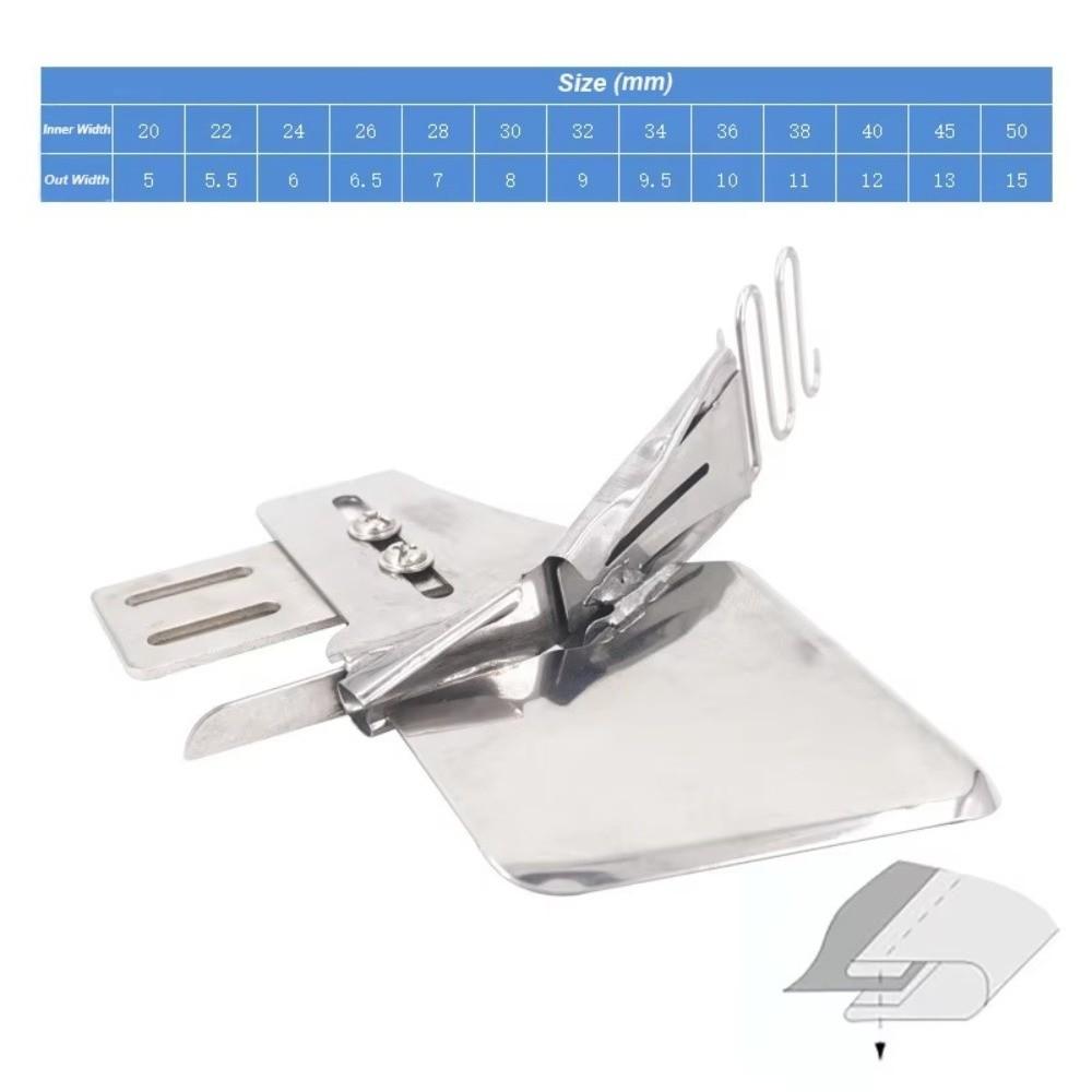 Professionelle Nähmaschine Saumvorrichtung Präzisions-Vierfach-Zugrohr Nähzubehör