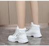 Winter 2024 Damen Trendige Dickbesohlte Fleecegefütterte Martin Boots