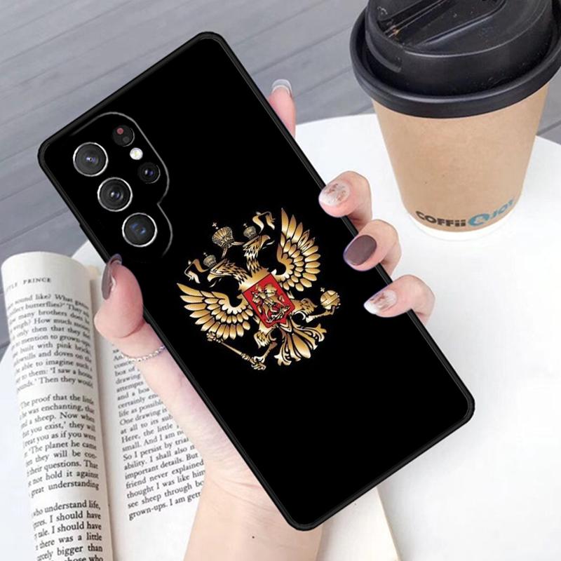 Russia Flag Phone Case Cover For Samsung Galaxy S24 S25 Ultra S21 S22 Ultra S10E Note 10 Plus Note 20 FE S23