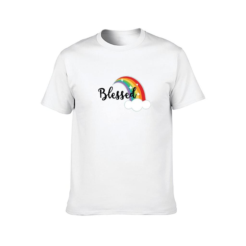 Blessed Rainbow Baby TShirt man t shirt luxury man graphic t shirt TShirt