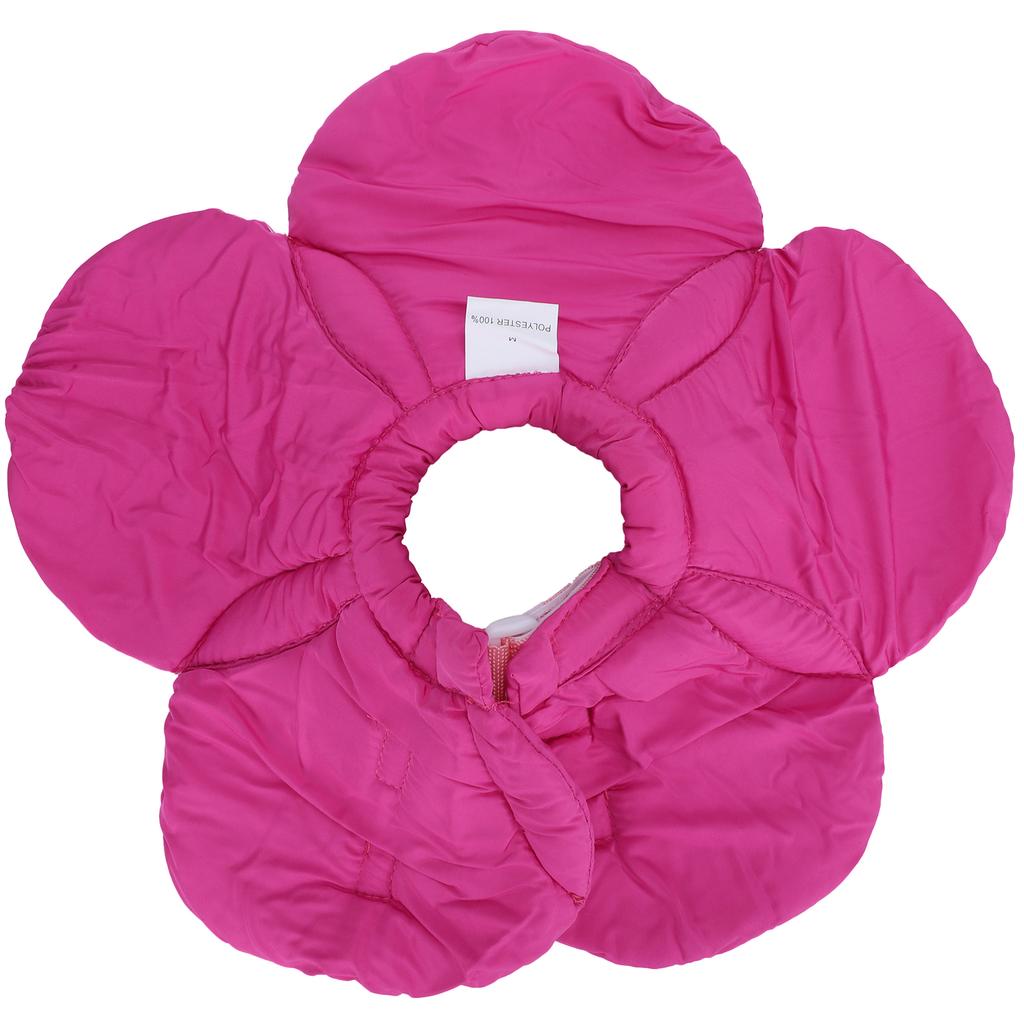 Ochranný obojek pro psa Nastavitelný obojek pro zotavení ran domácích mazlíčků Tvar květu Krční měkký obojek Fialový M