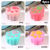 4Pcs Mini Sauce Bottle Refillable Ketchup Honey Salad Containers Bottles Portable Sauce Jars Lunch Box Dressing Dispensers Box