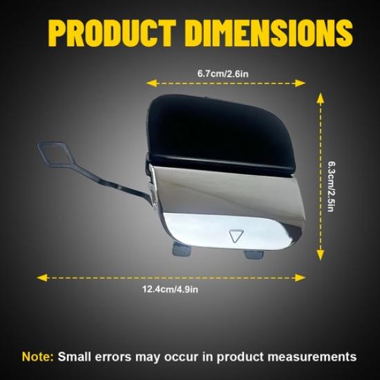 Fit Mercedes-Benz GLE400 GLE550E 2016 2017 2018 Front Bumper Tow Hook Eye Cover