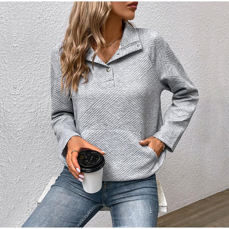 Осенне-зимние корейские модные свитера для женщин с длинным рукавом и воротником-поло — фото 4