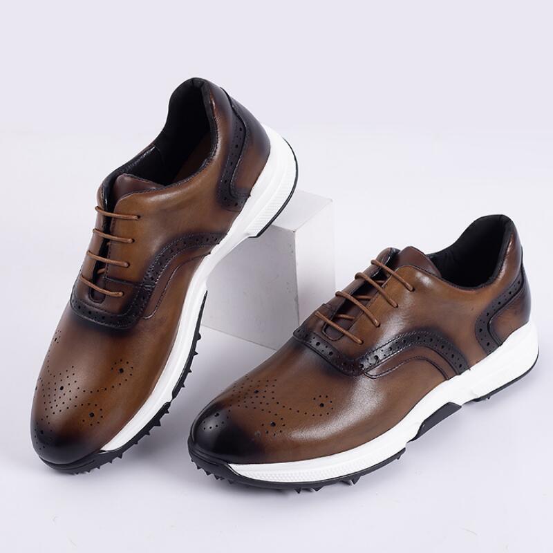 

Fashion New men s retro fashion shoes leather England casual single shoes Bullock tide shoes men s single shoes a26 38 коричневий
