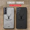 Deer Patterned Hard Cover for Samsung Galaxy S24 S23 S22 S21 S20 Ultra Plus FE A55 35 25 15 72 71 70 54 52 51 34 32 Phone Case