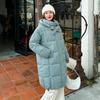 women's loose and long over-knee winter thickened cold-resistant and cold-resistant coats, cotton-padded jackets