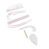6PCS Tailor Rulers PVC Plastic Curve Pattern Clothing Making Ruler Sewing Cutting Ruler Set with