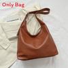 Minimalist Pu Shoulder Bag With Soft Structure And Spacious Interior For Daily Commuting