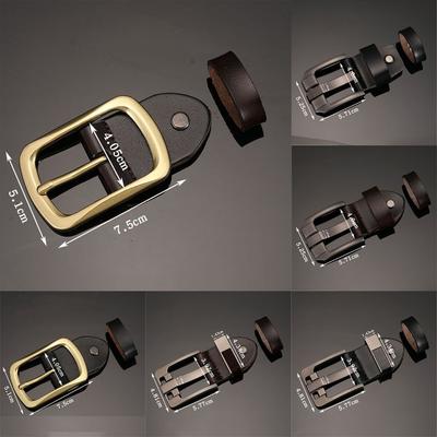 Alloy Belt Buckle Adjustable Men's Belt Head Fashion Men's Accessories