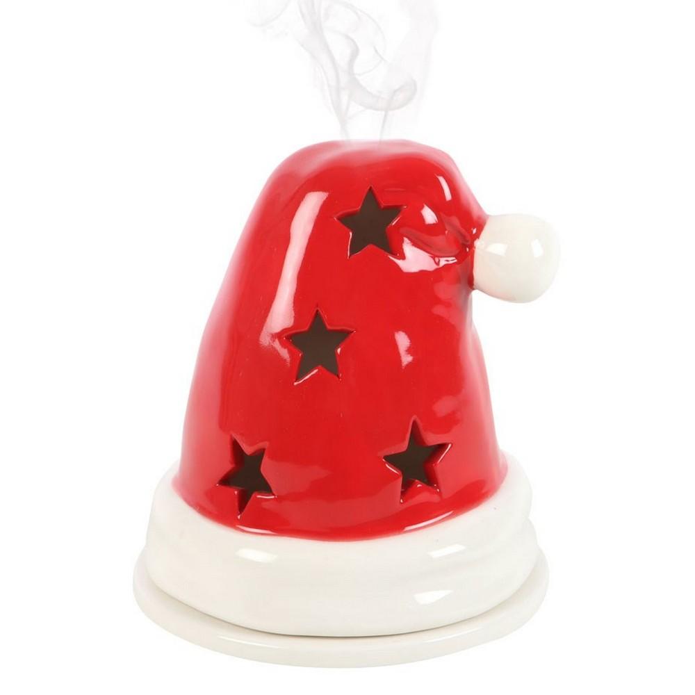 Something Different Santa Hat Tealight And Incense Cone Holder