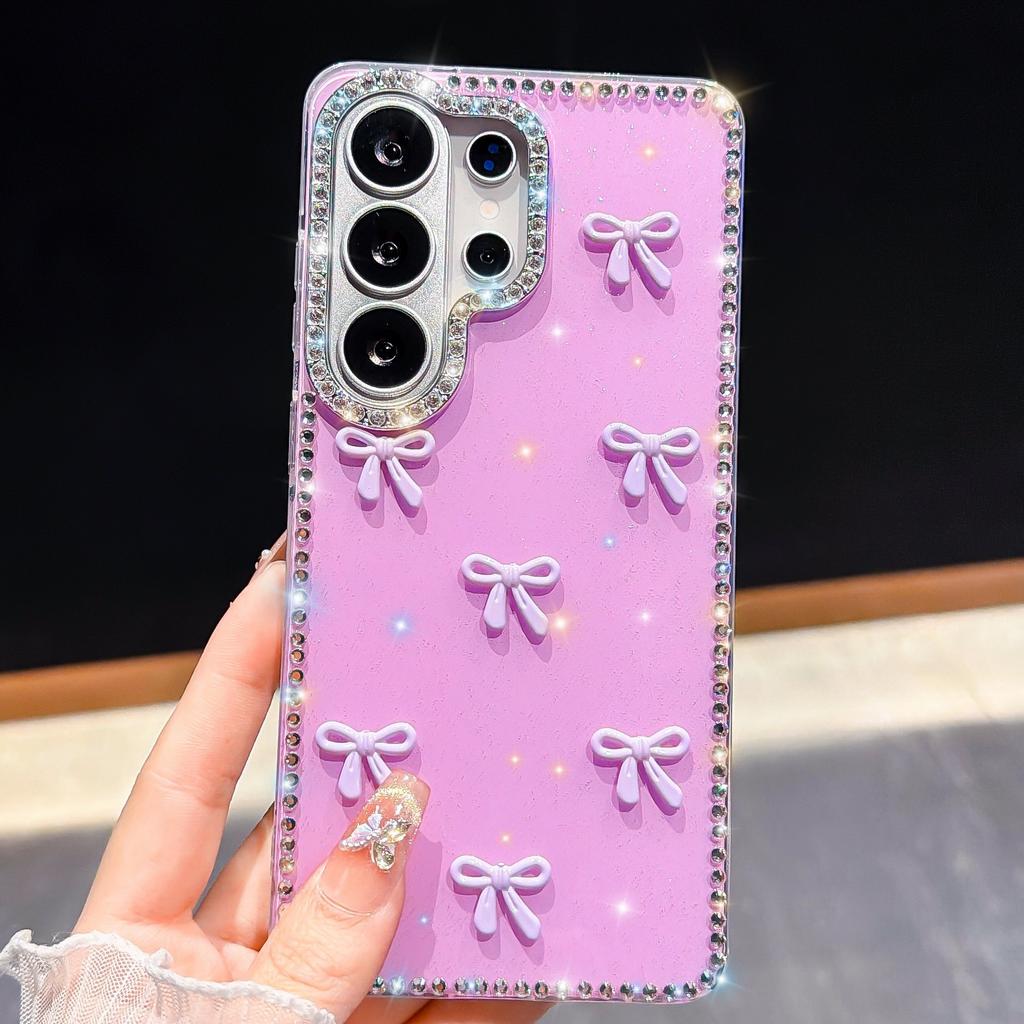 Samsung S11Ultra Flash Diamond Mobile Phone Case A11 A11 A11 Color Bow S11 Protective Case