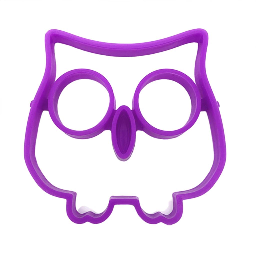 Breakfast Omelette Mold Silicone Egg Pancake Ring Shaper Cooking Tool DIY Kitchen Accessories Gadget Plastic Egg Separator