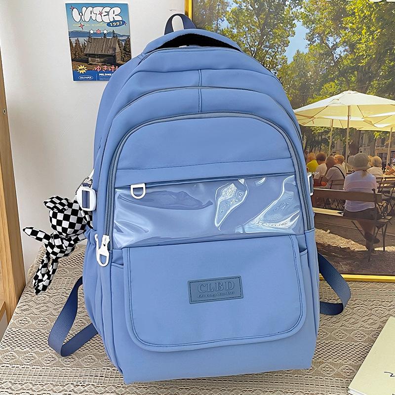 School bag children elementary school girls junior high school students high school students college students backpack multi-layer