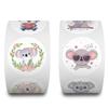 500 Stickers/roll Cute Koala Tape High-value Tape Decorative Suitcase Mobile Phone Case Tape