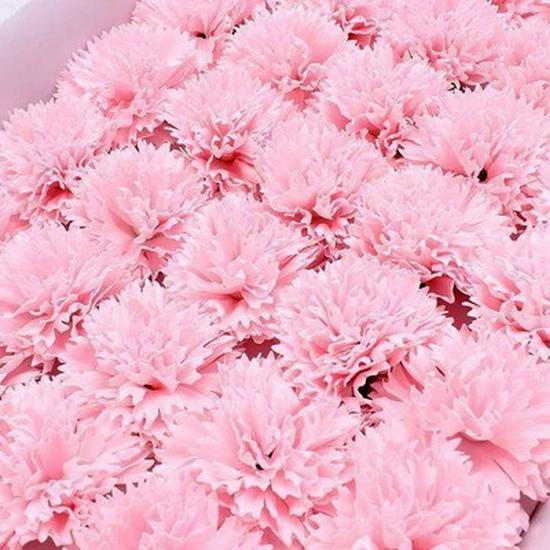 Mother's Day Floral Cake Decoration with Pearl Bow Retro Print Edging