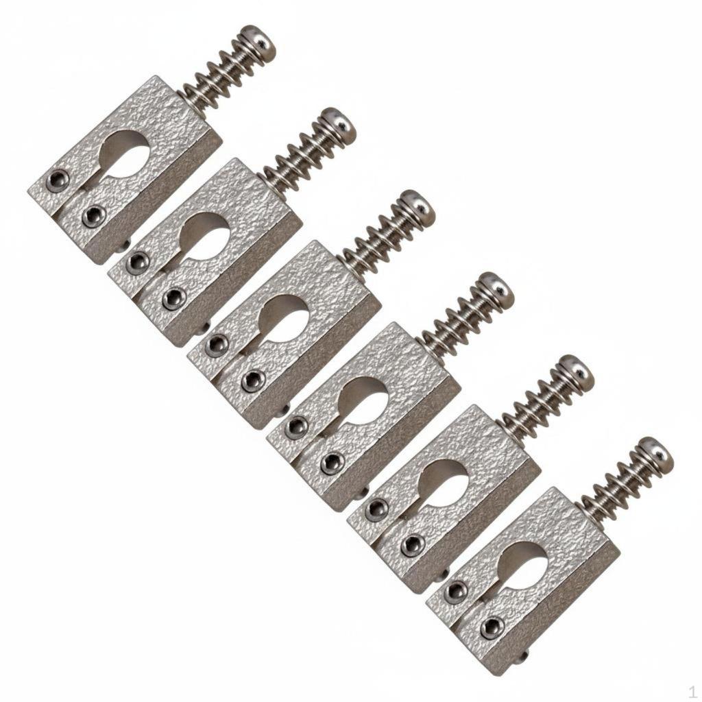 Electric Guitar Bridge Saddle Long-Lasting Construction Brass String