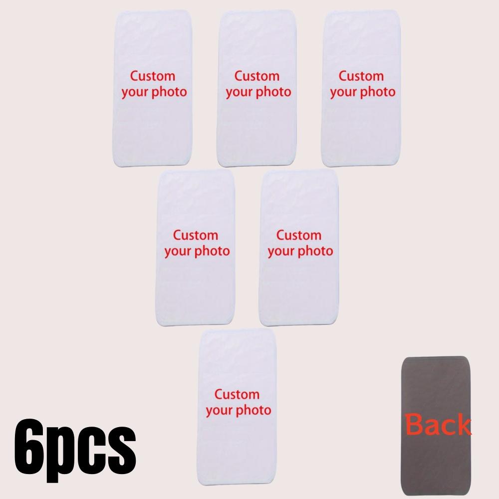 8pc DIY Photo Fridge Magnet Personalize Refrigerator Holiday Decor for Family Memories Friends Lovers Gift Vibrant Print Quality