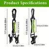 Glove Clips Firefighter Glove Strap Gloves Holder With Clip For Hanging Gloves Tool Bags Glove Keeper Glove Clamp Outdoor Tool