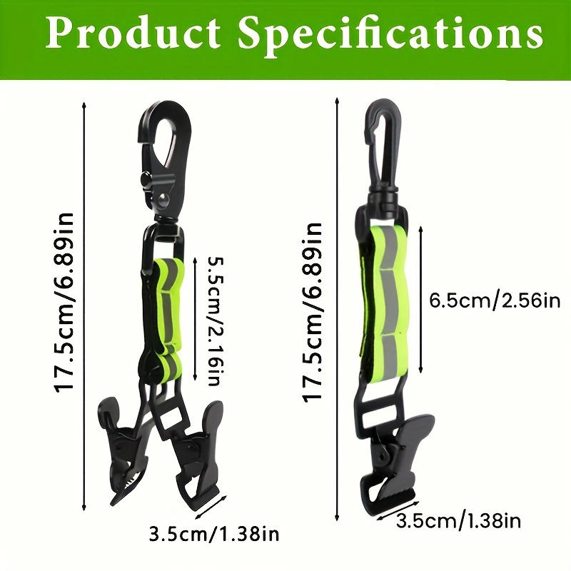 Glove Clips Firefighter Glove Strap Gloves Holder With Clip For Hanging Gloves Tool Bags Glove Keeper Glove Clamp Outdoor Tool