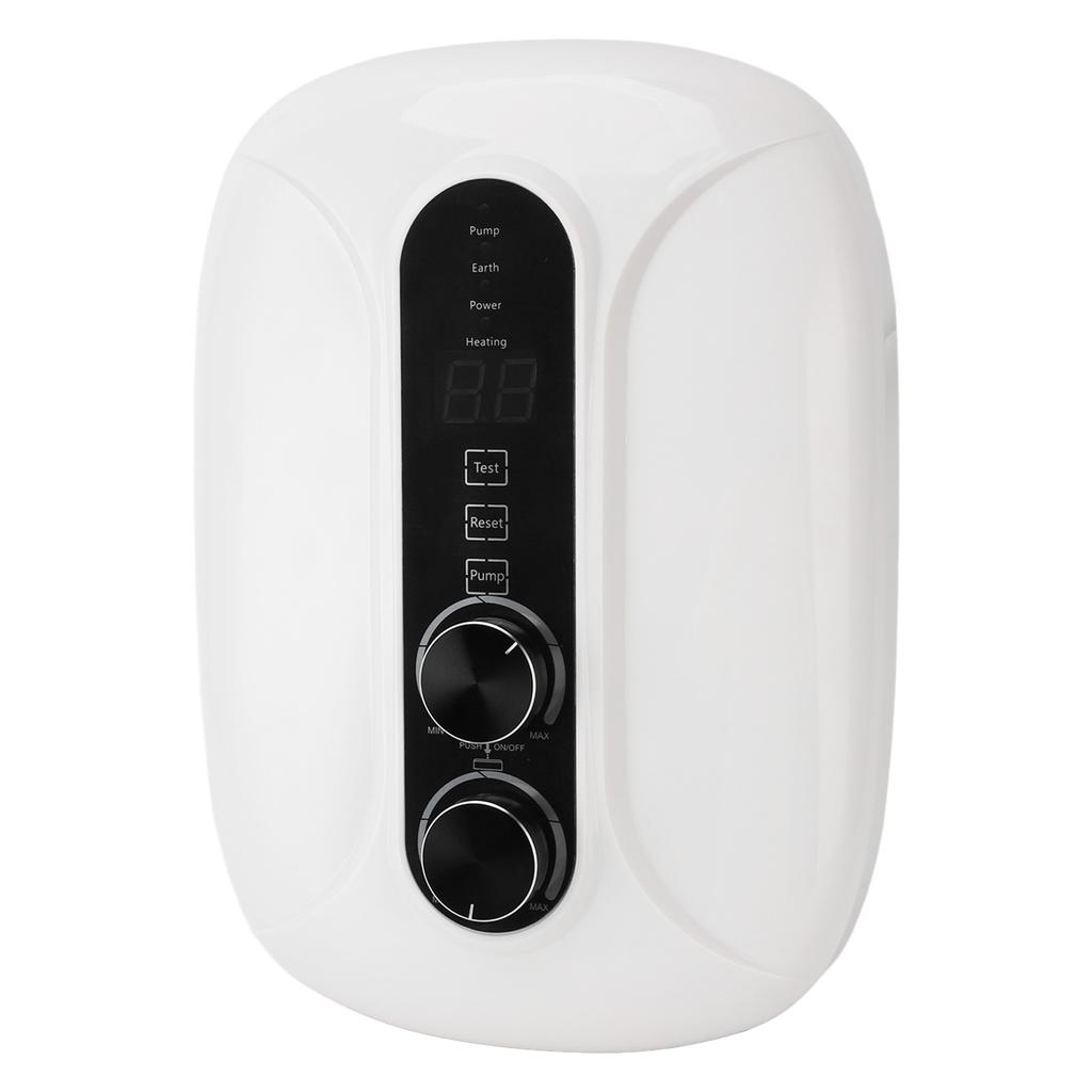 Elektrischer Durchlauferhitzer 5500W Schnelle Erwärmung Intelligenter Mini-Warmwasserbereiter mit LED-Temperaturanzeige für