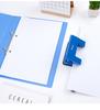 2-ring File Binder File Folder A4 Binder Folder Cover Office Document Organizer Can Hold 200 Sheets Test Paper Desk Organizer