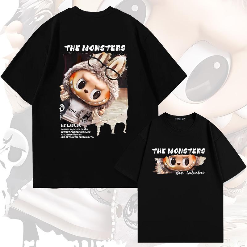 Cute short-sleeved T-shirt for children, youth, and students, loose-fitting half-sleeved top 100
