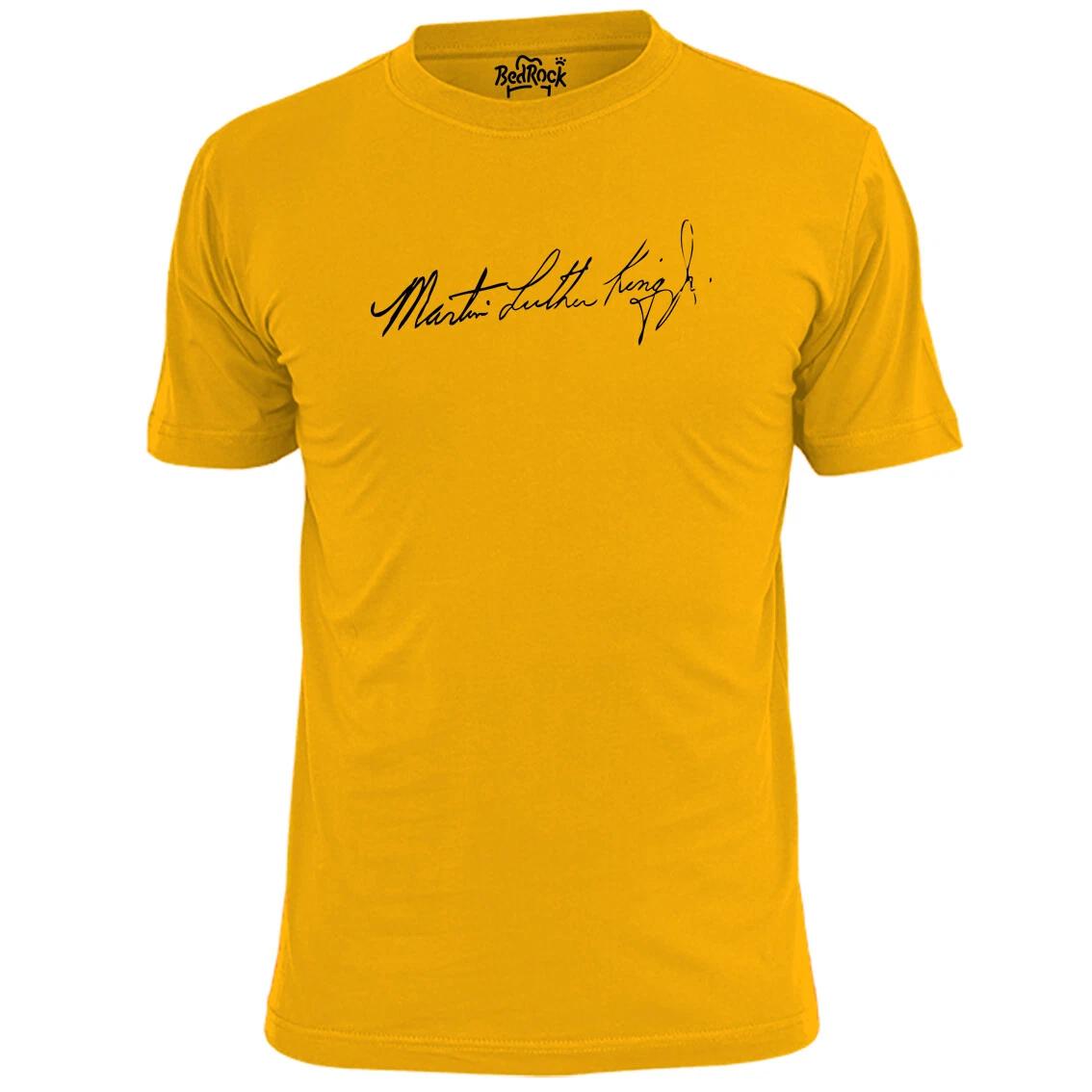 Mens Martin Luther King Signature T shirt Human Rights Activist Minister XL