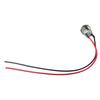 High-quality 12mm Momentary Push Button Switch with pre-Wiring IP65 Waterproof Without LED Black Shell