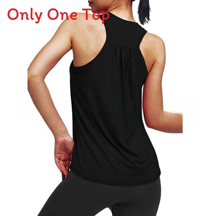Summer Womens Yoga Tank Top With Pleated Design For Fitness And Casual Wear
