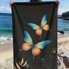 3D Butterfly Beach Towel 31.5x63 Inch Soft Microfiber Quick Dry Sand Free Summer Bath Towel for Swimming Pool Ocean Accessories