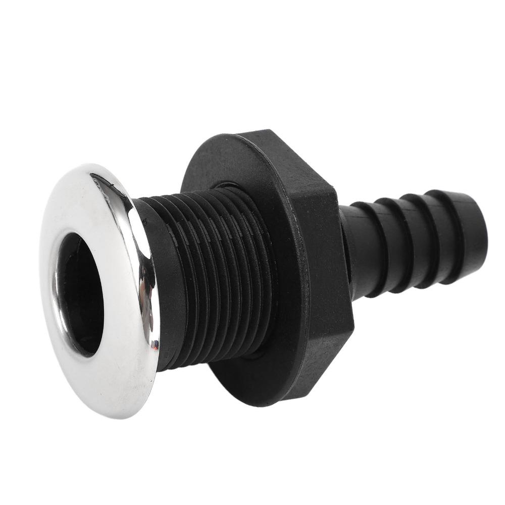 Vielseitige Boots-Rumpfdurchführungen Nylon Boots-Abflussstopfen Marine-Schlauchverbinder Kajak