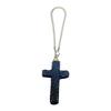 Rhinestones Embedded Clay Crucifix Hanging Charm For Cars Trucks SUVs And Indoor Decorative Use Hanging Pendant