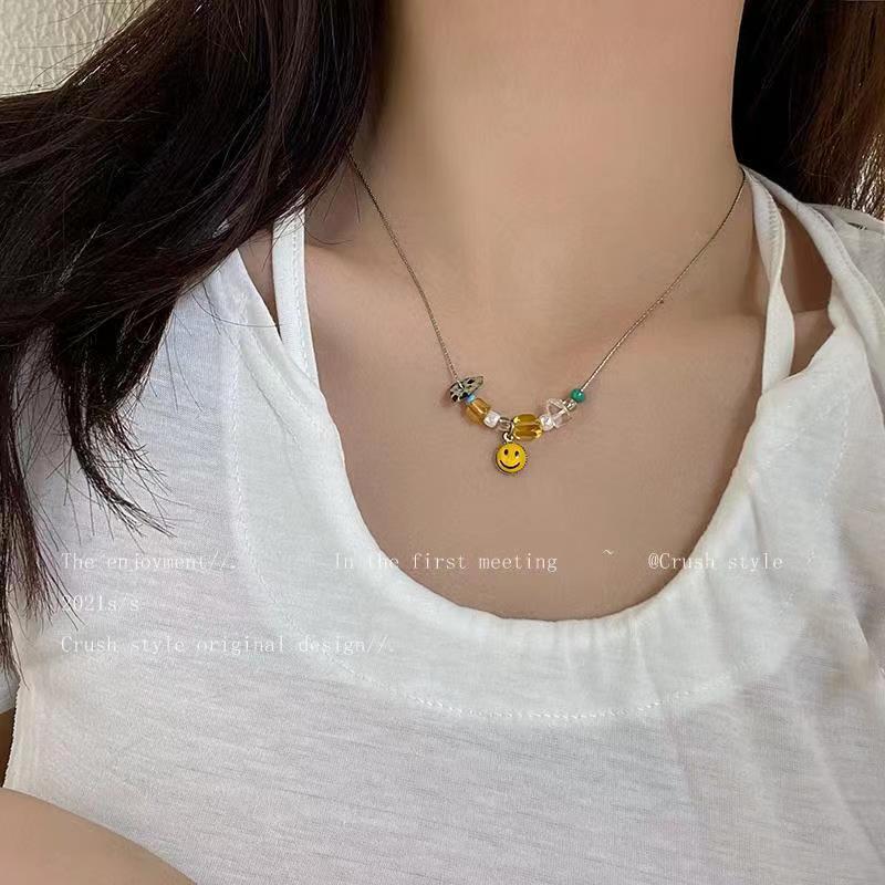 2025 Trendy Niche Beaded Necklace - Sweet, Pure, and Versatile High-End Style