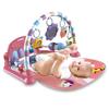Piano Play Baby Music Newborn Activity Toy with Piano Kick and Play Toddler Play Mat Activity Gym Mat, Gym, (Pink)
