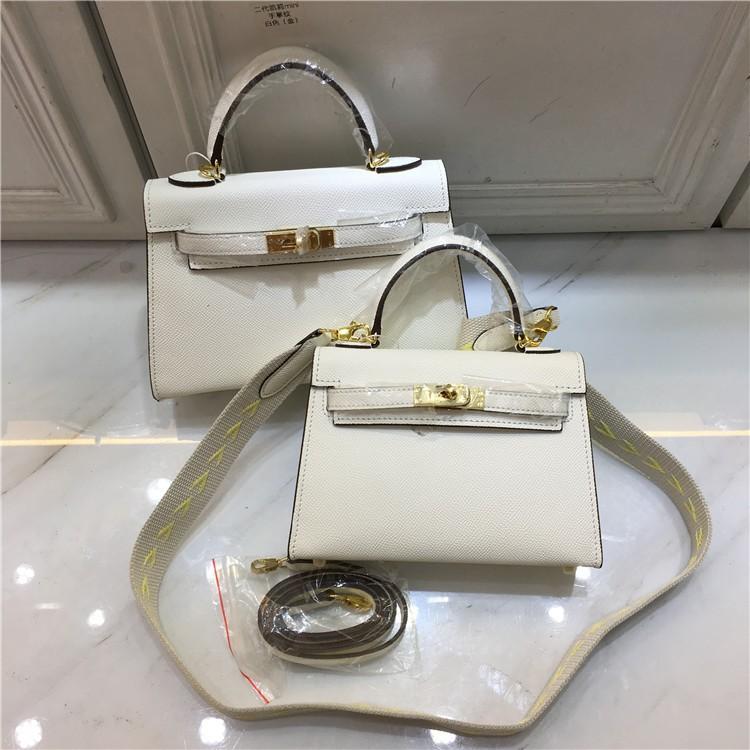 Ins Kuhleder Damen Tasche 2023 Neu Zweite Generation Doppel Schultergurt Palmenmuster Einzel Schulter Tragbar Messenger Bag Trend