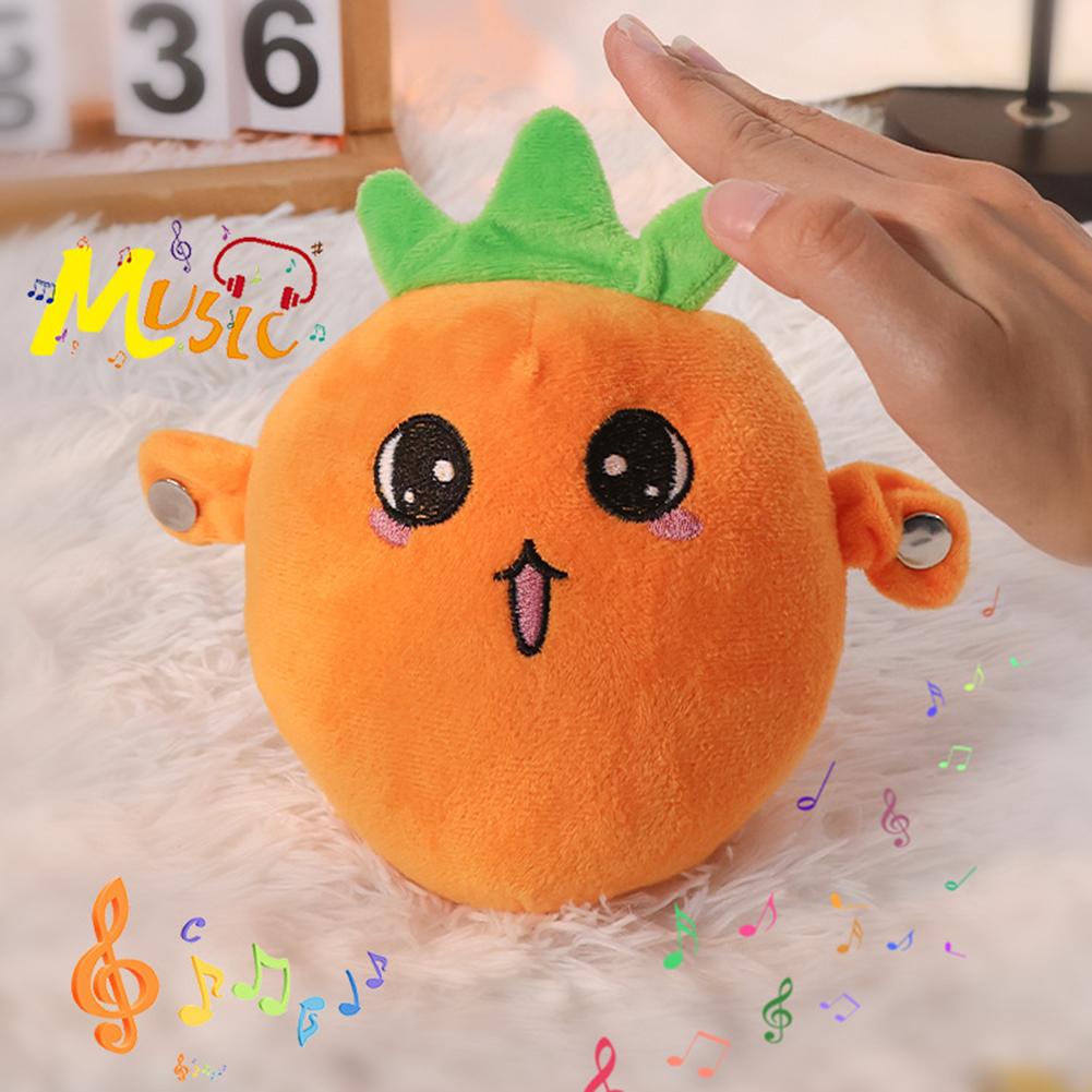 Creative Music Plush Toy Rhythm Parent-child Interactive Plush Doll Fruit Induction Toy Cultivate Music Perception Ability