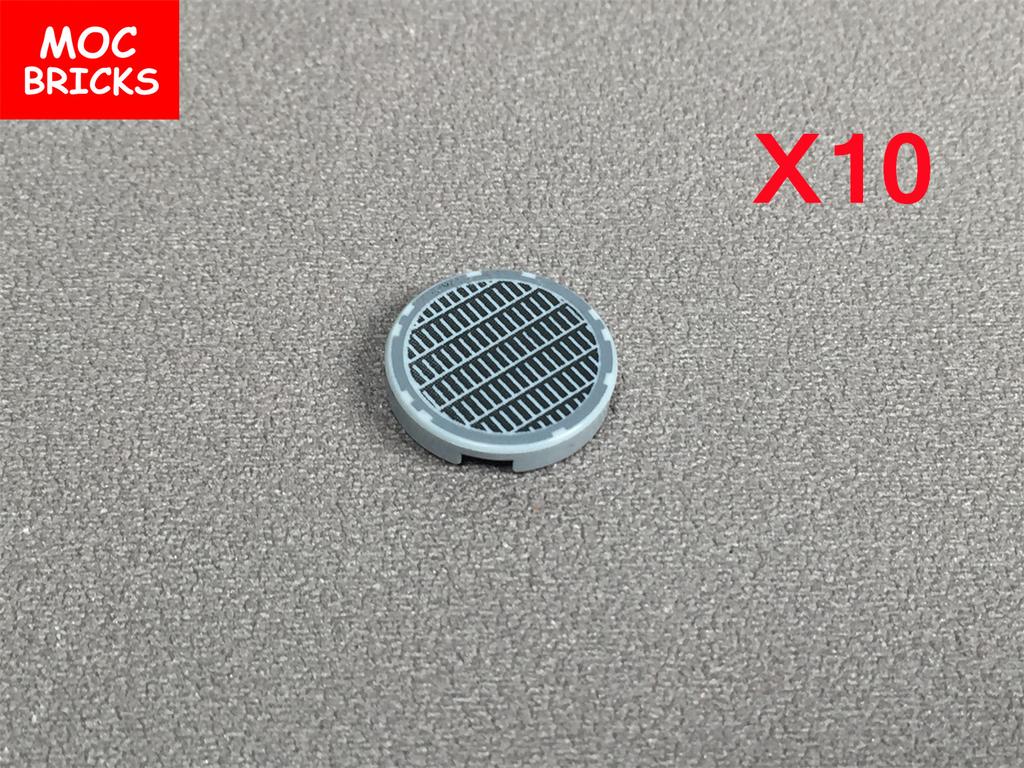 MOC Bricks Road Sign 1X2 1X4 2X2 Traffic Light City Street Crosswalk Railway Toys Educational Building Blocks Dolls Kids Gifts